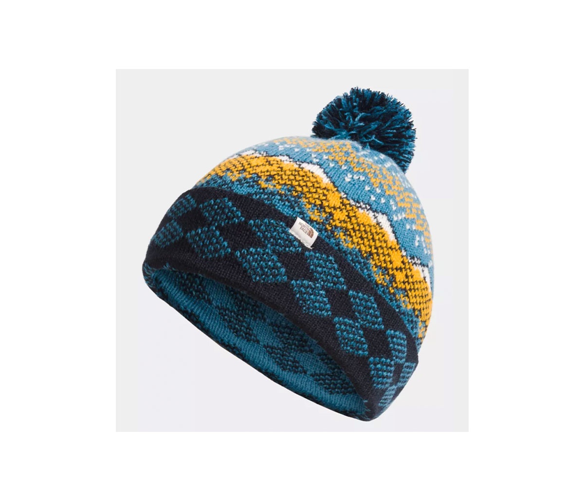 the north face fair isle beanie